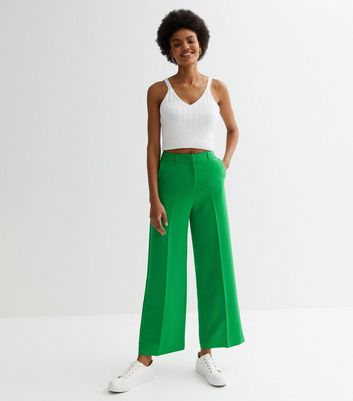 Buy online Women Solid High Rise Wide Leg Trouser from bottom wear for  Women by Ly2 for ₹1669 at 62% off | 2024 Limeroad.com